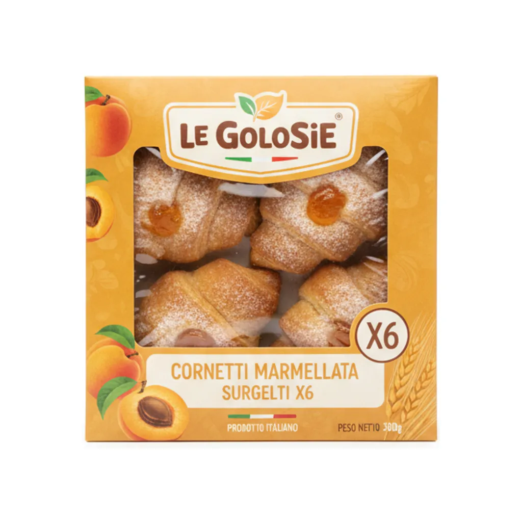 CORNETTI MARMELLATA SURGEL LE GOLOSIE X6